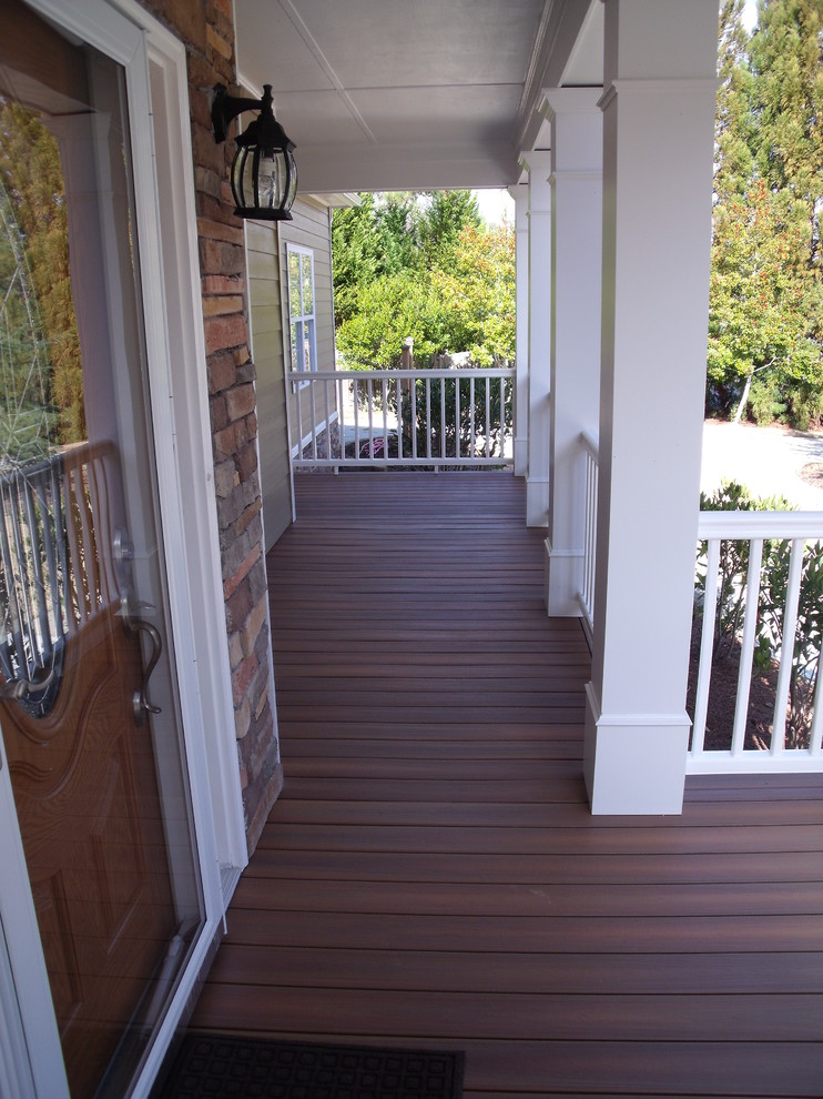 Up Close Look at the Front Porch Traditional Porch Atlanta by