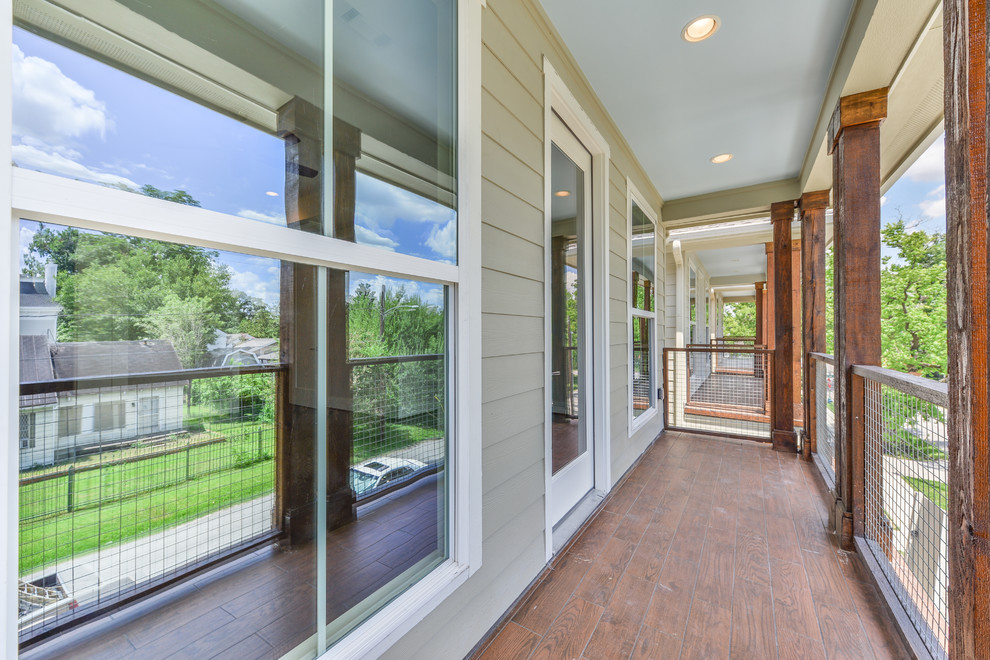Urban TownhomeHouston Heights Eclectic Porch Houston by