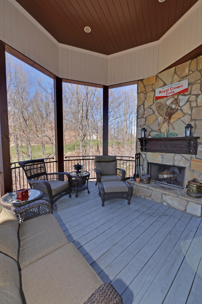 Waterfall Country Club / Lake Burton Club Craftsman Porch Atlanta