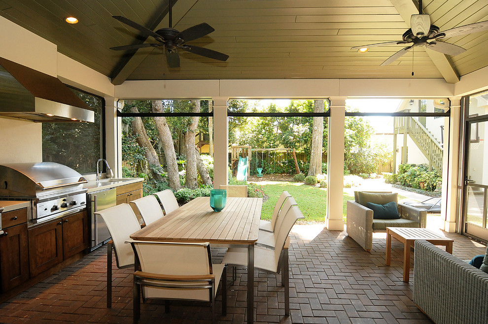 Winter Park, FL Lania and laundry room addition Traditional Porch