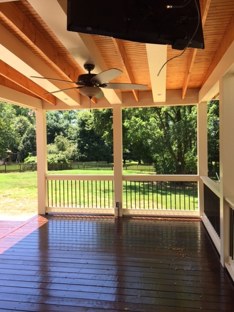 Wood Screen Room - Contemporary - Porch - Nashville - by Mr Enclosure