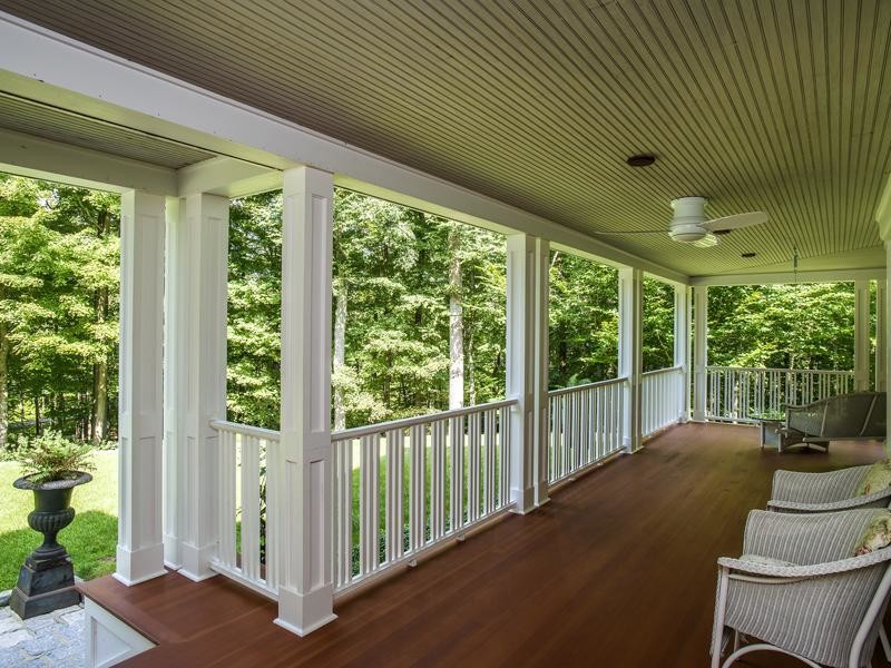 Wrap around Porch as viewed from Front Door - Traditional - Porch - New ...