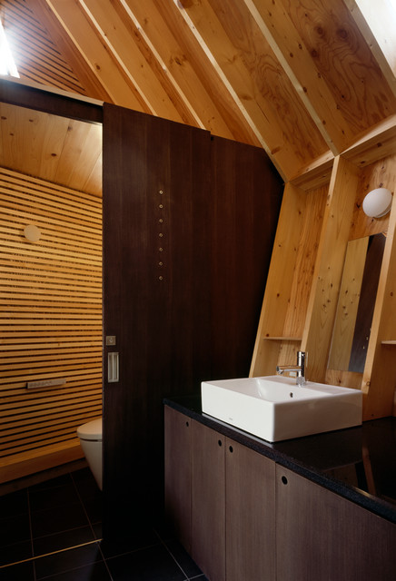海辺のシェルハウス Asian Powder Room Yokohama By 廣部剛司建築研究所 Takeshi Hirobe Architects Houzz