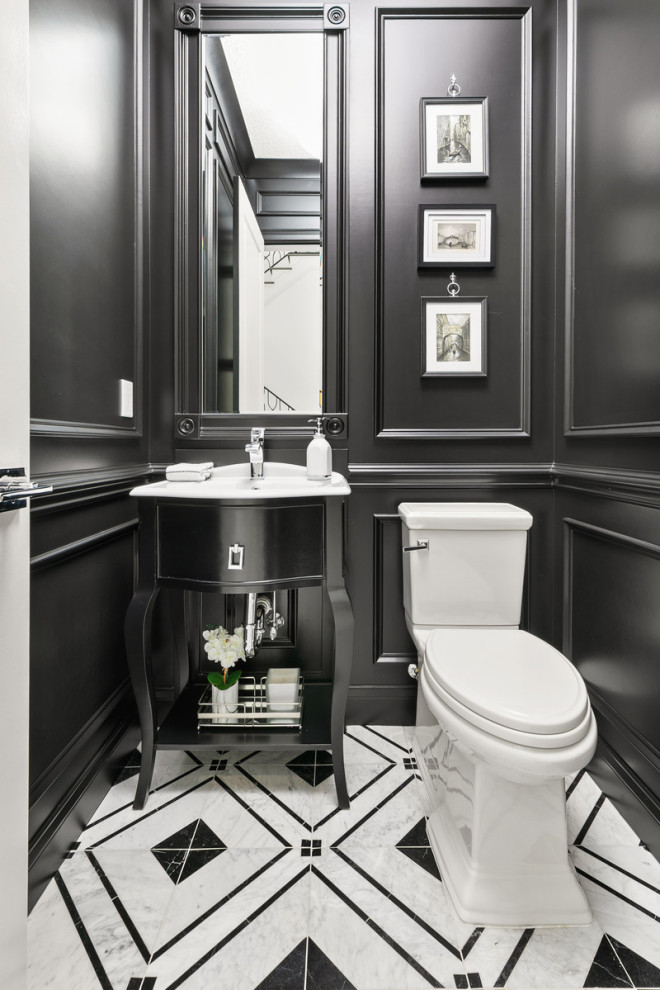 Стильный дизайн: туалет в классическом стиле - последний тренд