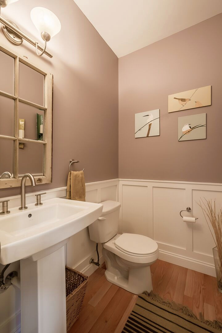 おしゃれなトイレ 洗面所 ピンクの壁 の画像 21年10月 Houzz ハウズ