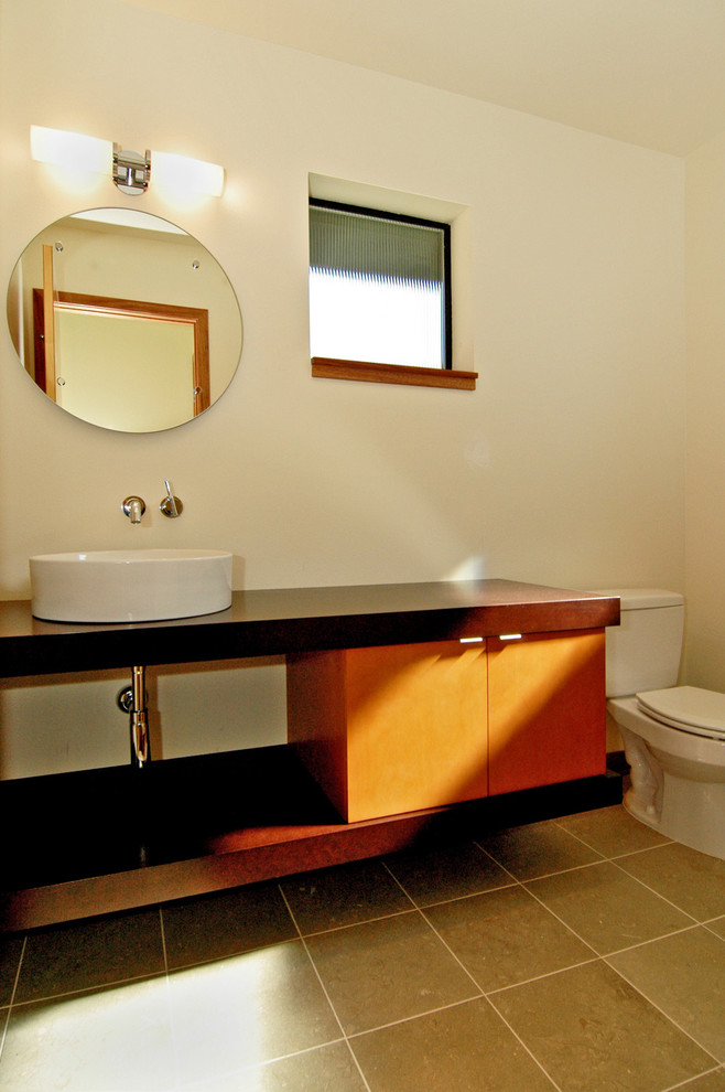Arroyo Beach House powder room Contemporary Powder Room Seattle