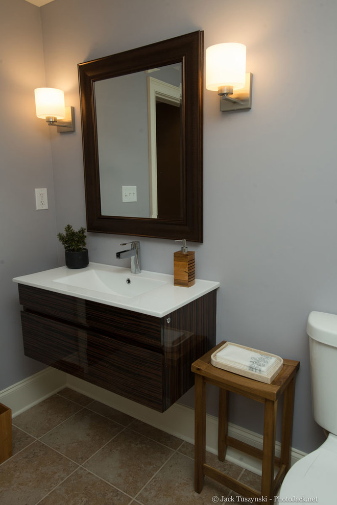 Basement Bathroom - Contemporary - Powder Room - Atlanta - by Green ...