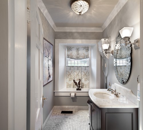 HALF BATHROOM REVEAL  ONE ROOM AT A TIME - Decorate with Tip and More