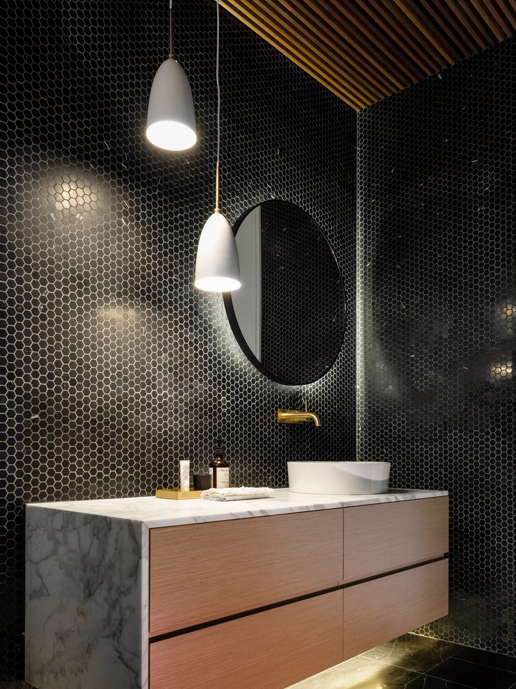 Inspiration for a contemporary cloakroom in Sydney.