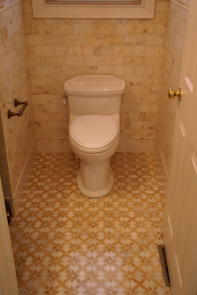 Идея дизайна: туалет в классическом стиле