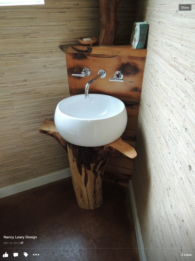 Источник вдохновения для домашнего уюта: туалет в стиле кантри
