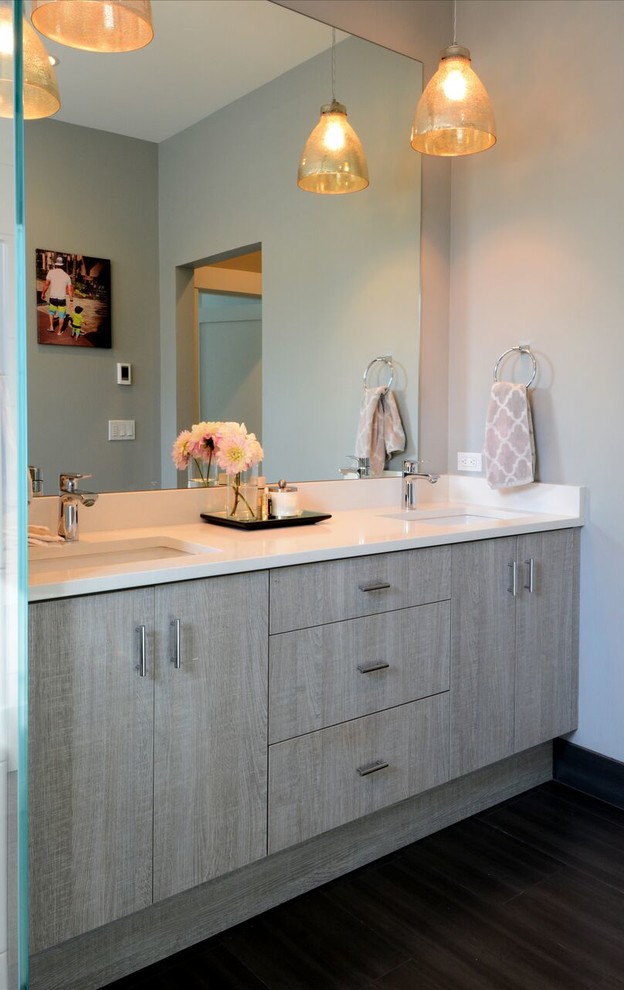 Edmonds Remodel and Master Addition Powder Room Seattle by Lewis