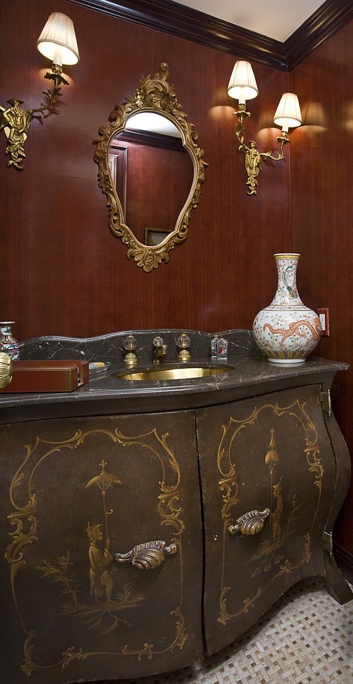 Design ideas for an eclectic cloakroom in New York.