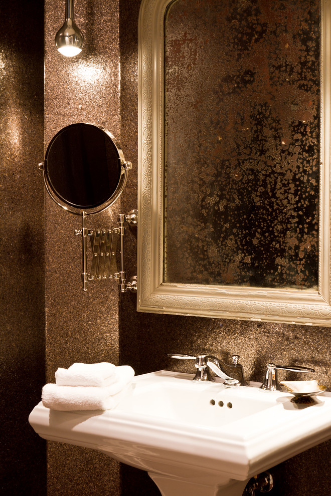 Elysian Eclectic Cloakroom Chicago by CI DESIGN + BUILD Houzz IE