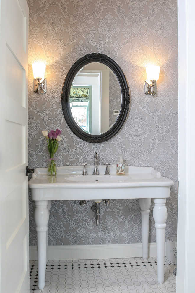 Fairfield Residence - French Country - Powder Room - Vancouver - by ...