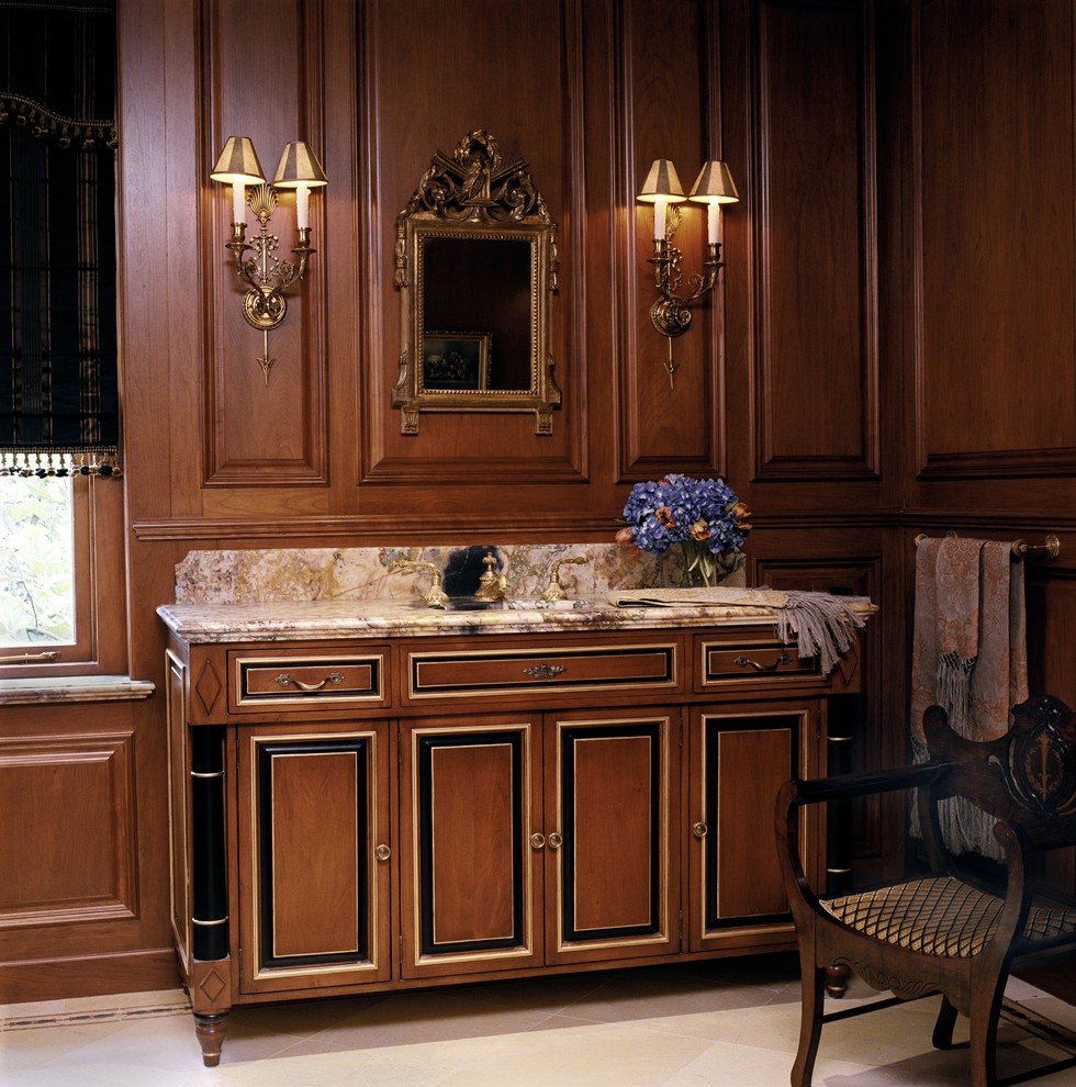This is an example of a traditional cloakroom in Los Angeles.