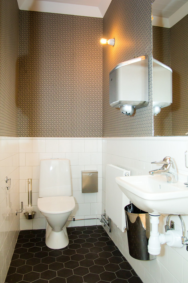 Design ideas for a contemporary cloakroom in Stockholm.
