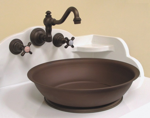 Herbeau Copper Vessel Bowl & Faucet カントリー トイレ・洗面所 マイアミ Herbeau