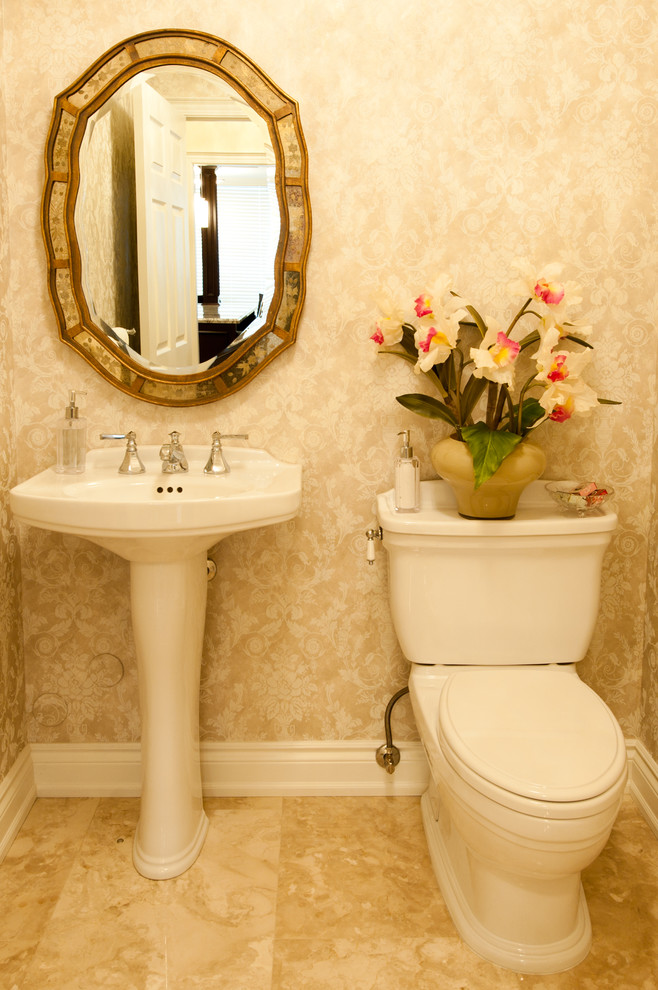 This is an example of a traditional cloakroom in Toronto.