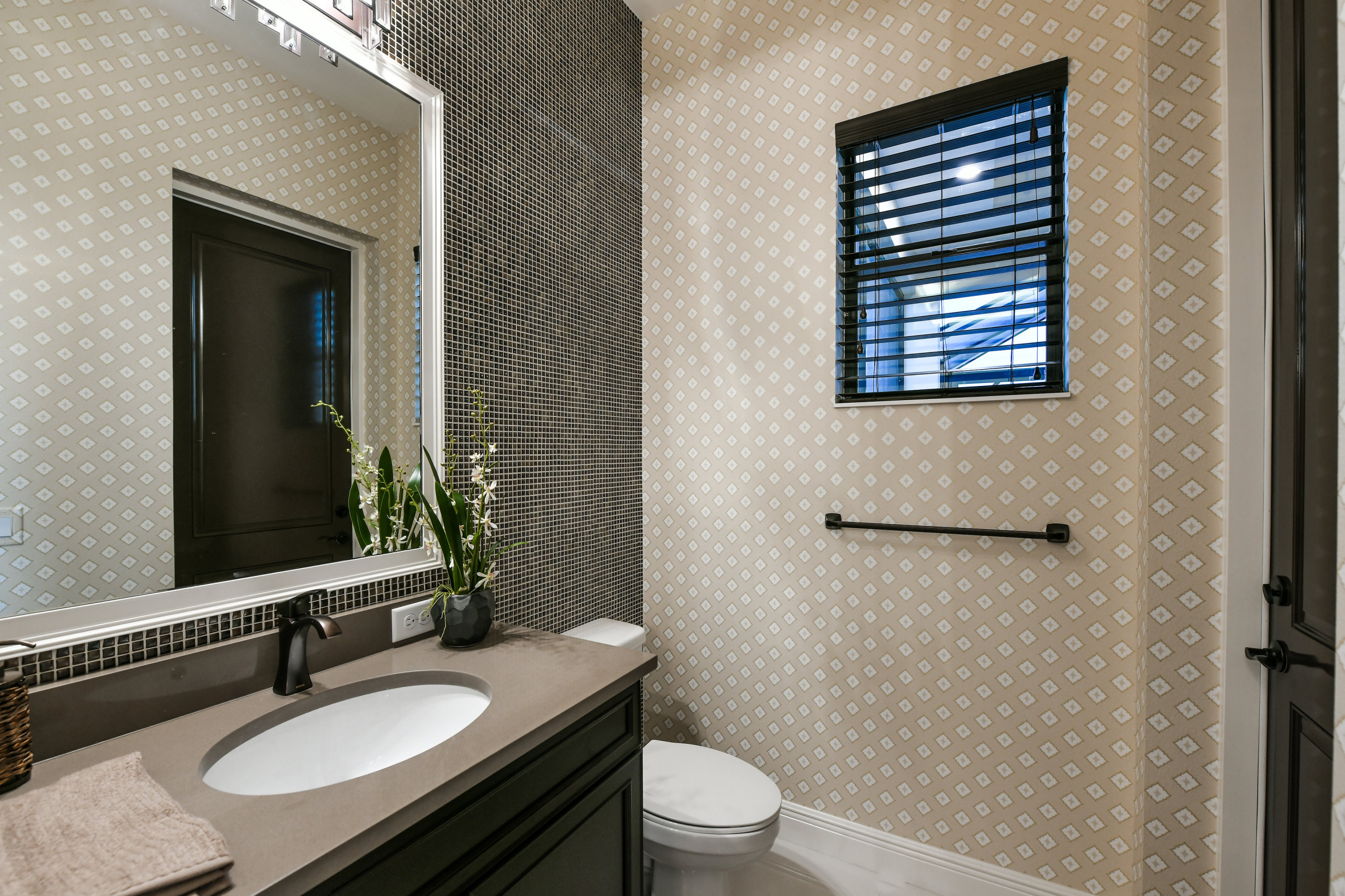 Lakehouse Cove At Waterside Modern Powder Room Other By Homes By Towne Houzz