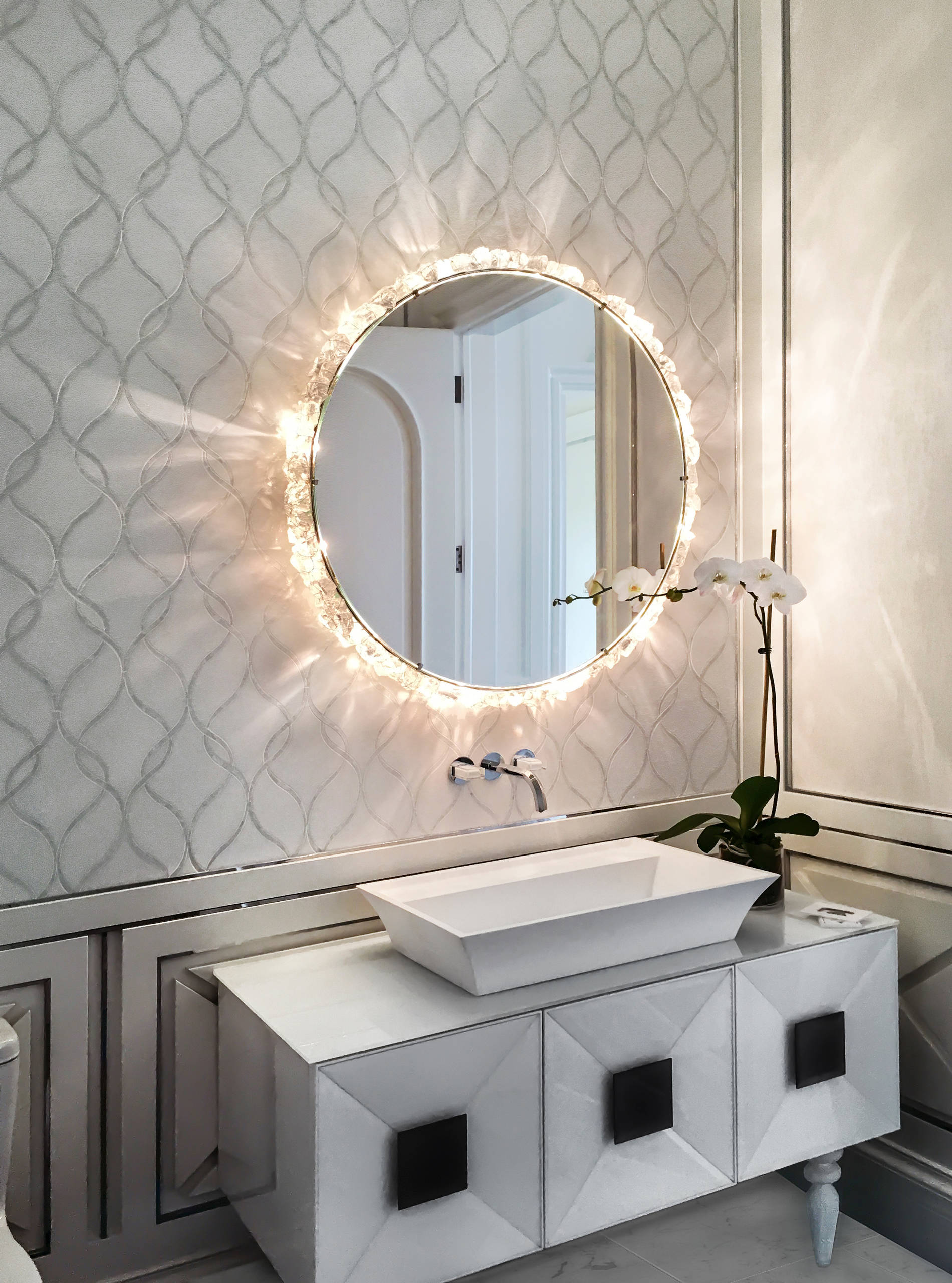 Bathroom Vanity Mirror Ideas Houzz, Bath Vanity Mirror Ideas