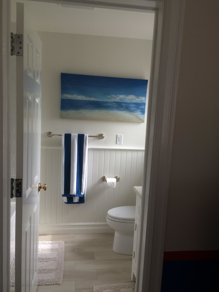 Mamaroneck Transitional Powder Room New York by RoSal Enterprises Houzz