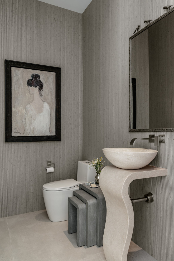 This is an example of a contemporary cloakroom in Other.