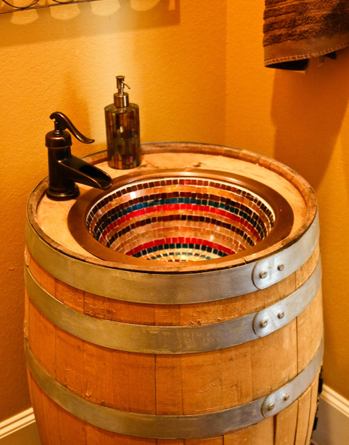 Model Rustic Cloakroom Austin by Badger Custom Homes Houzz UK