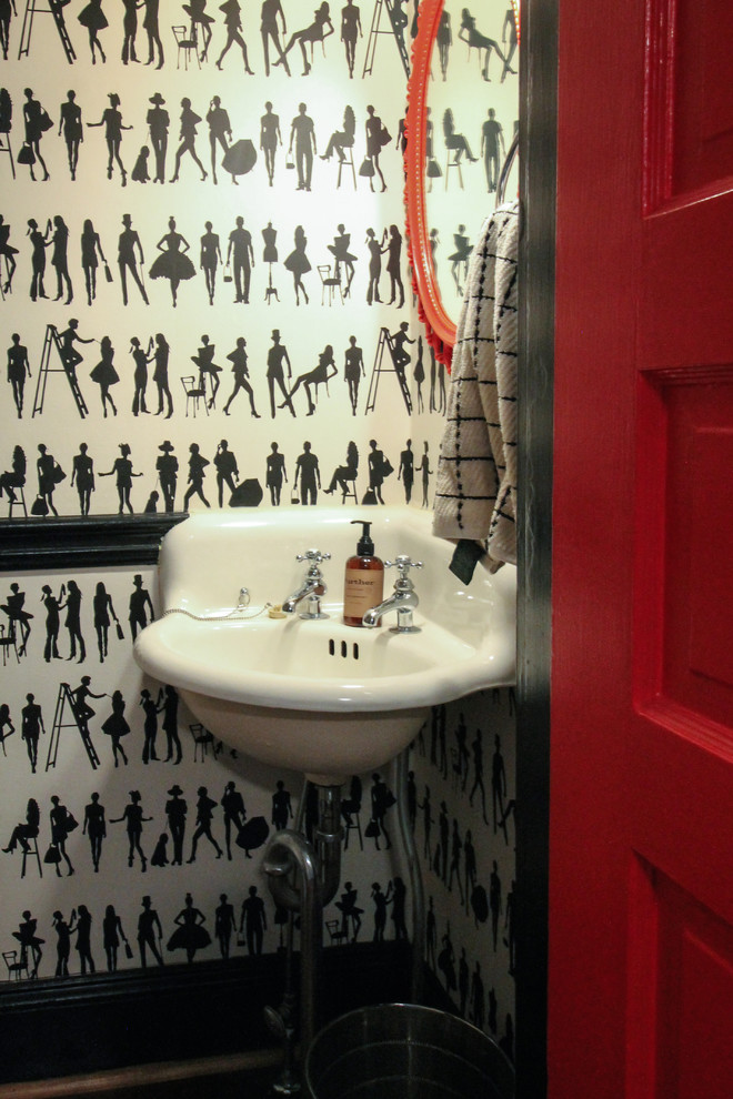Design ideas for a traditional cloakroom in DC Metro.