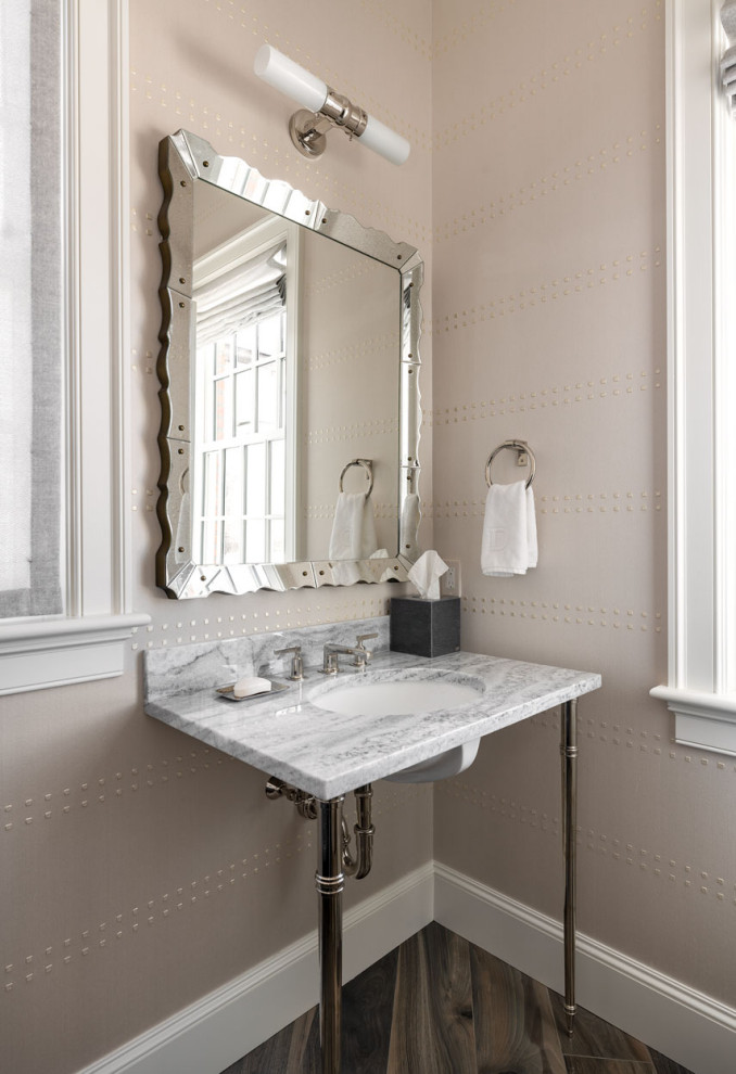Design ideas for a classic cloakroom in New York.