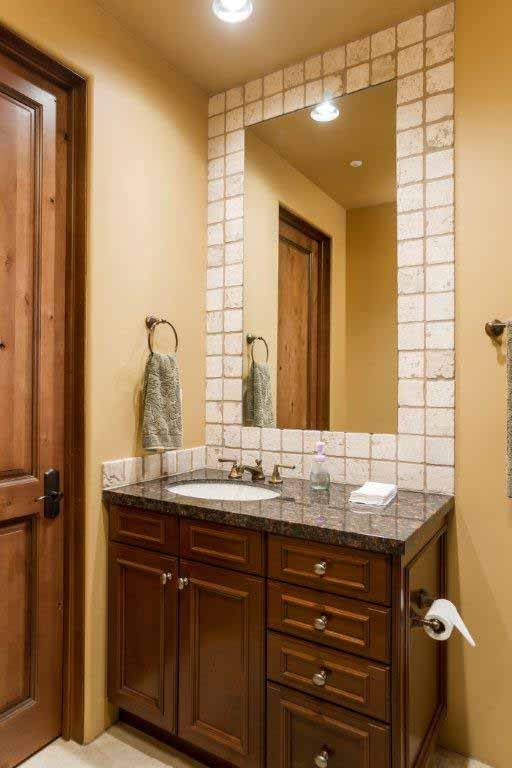 Example of a classic powder room design in Phoenix