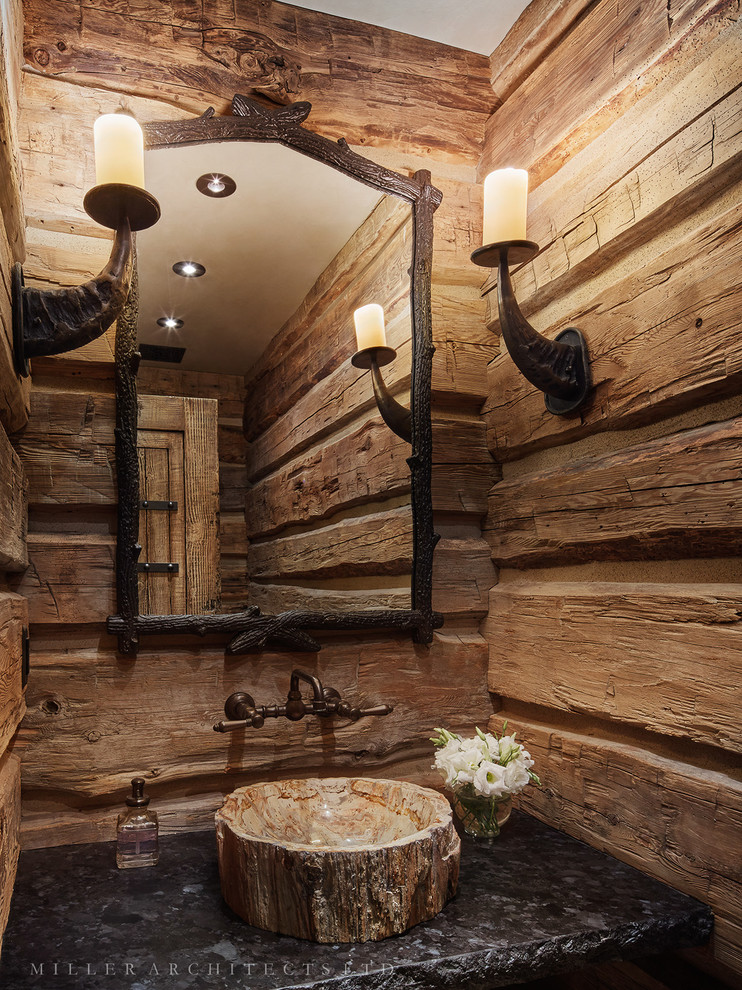 This is an example of a rustic cloakroom in Other.