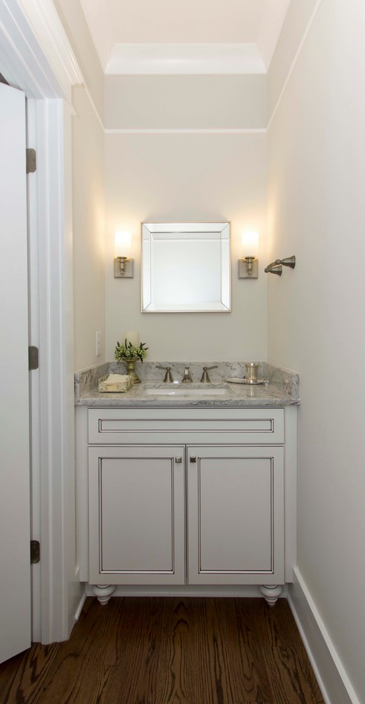 Inspiration for a timeless powder room remodel in Wilmington