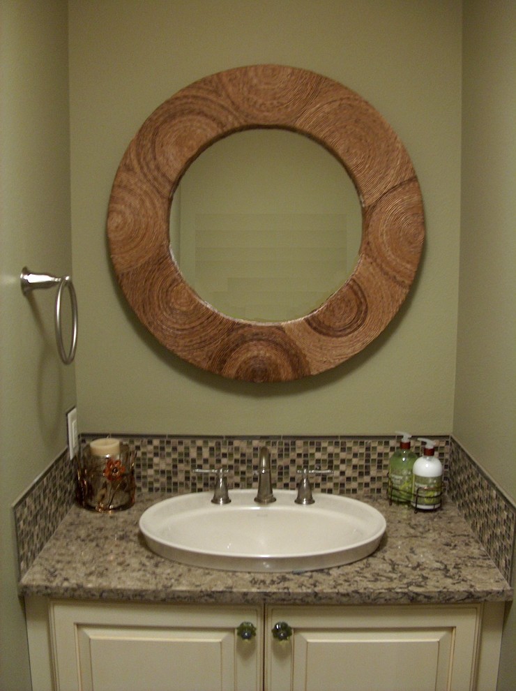 Powder Bath Vanity Traditional Powder Room Boise by Chuck Miller Consulting LLC