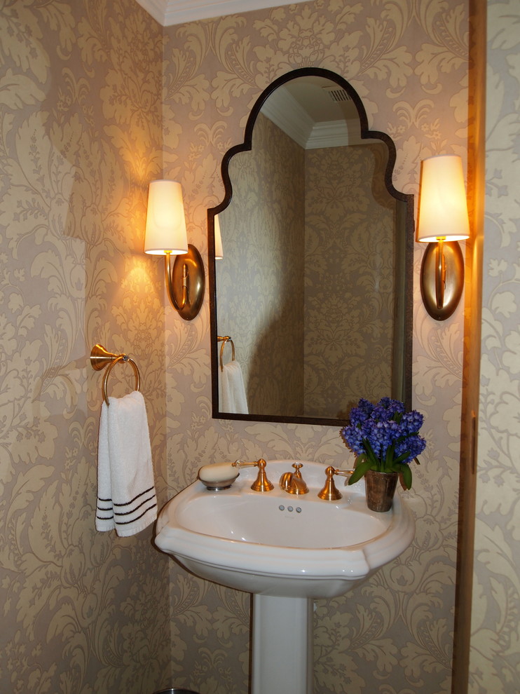 Inspiration for a timeless powder room remodel in Baltimore