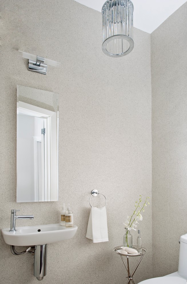 Powder Room "Jewel box" Modern Powder Room Toronto by FIG