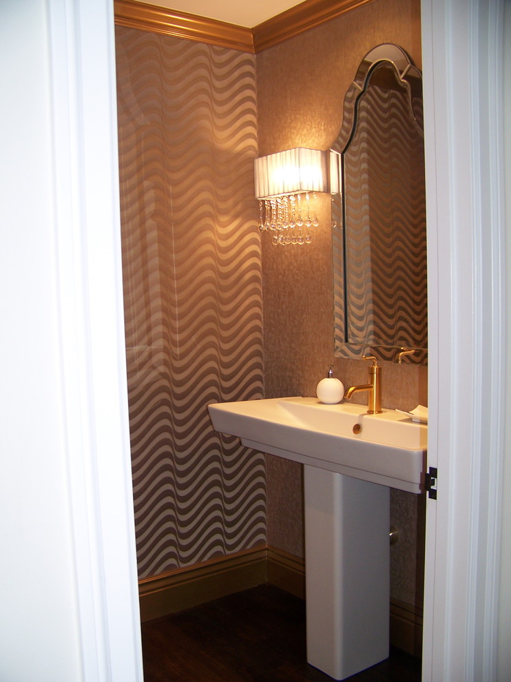Inspiration for a powder room remodel in San Francisco
