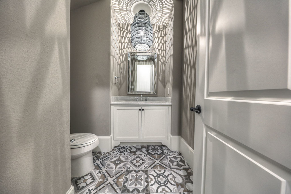 This is an example of a traditional cloakroom in Houston.