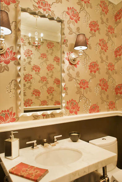Inspiration for a contemporary powder room remodel in San Francisco