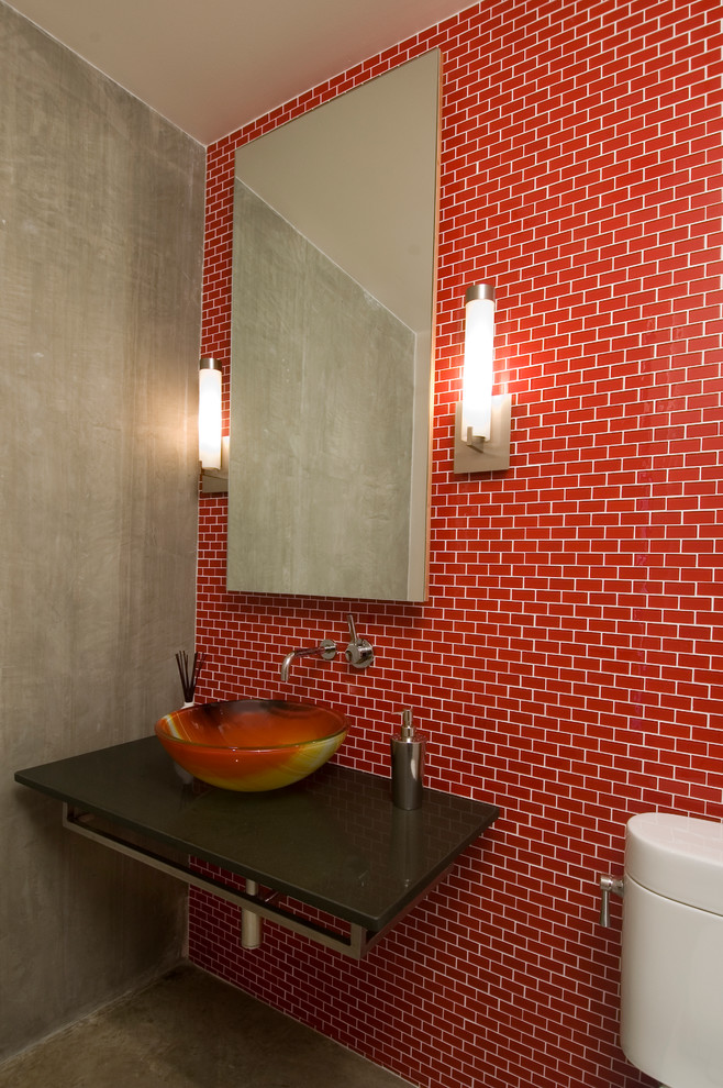 Design ideas for a modern cloakroom in Houston.