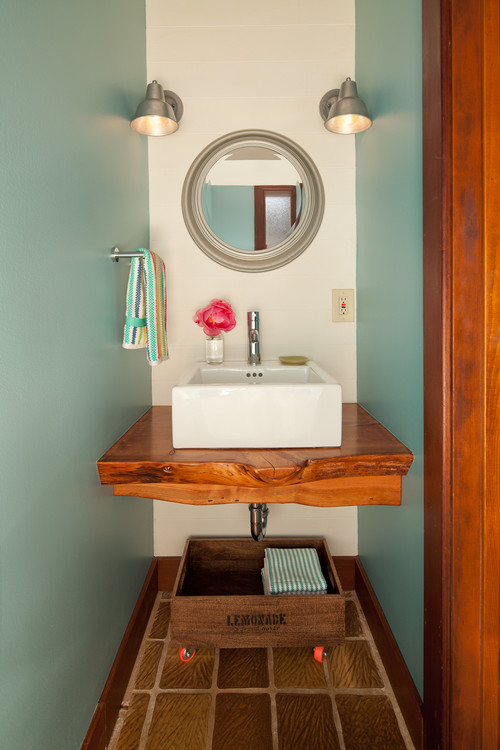 17 Live Edge Bathroom Vanity Ideas - The Home Atlas