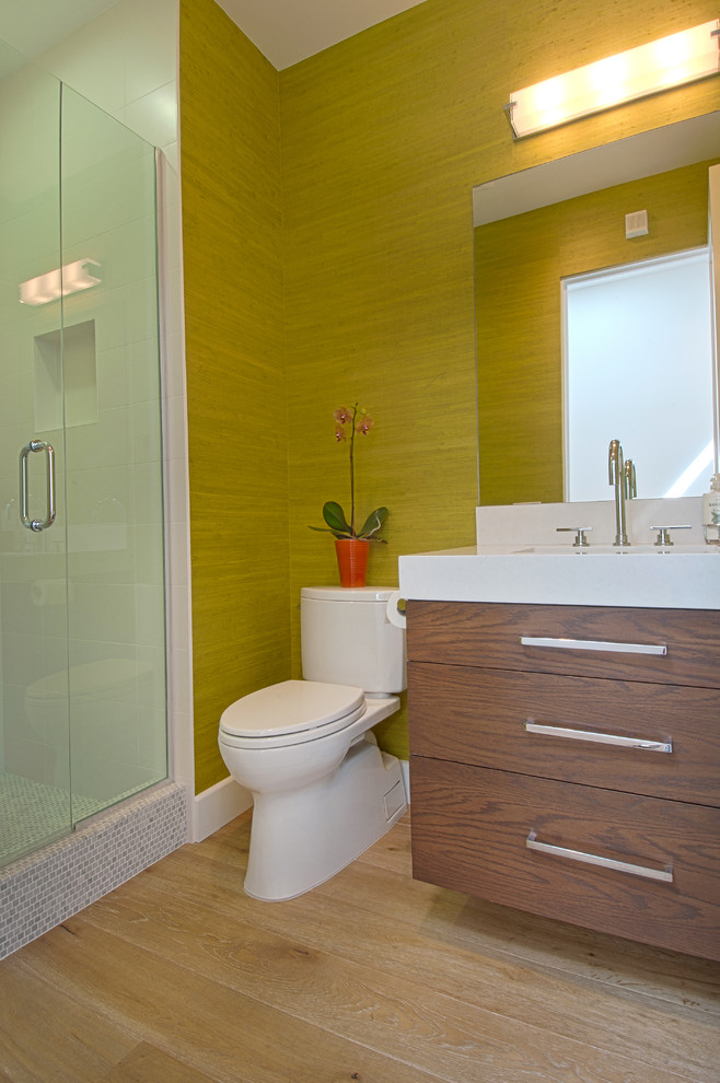 This is an example of a beach style cloakroom in Orange County.