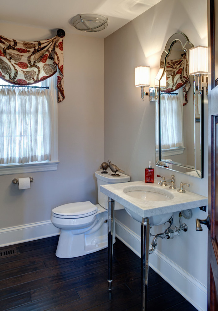 Robinson - Traditional - Powder Room - Chicago - by Jane ...