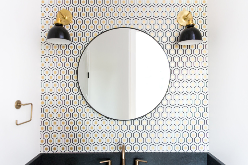 Rushland Plantation Transitional Powder Room Charleston by