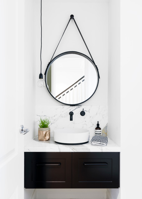 Scandinavian Powder Room - Scandinavian - Cloakroom - Melbourne | Houzz UK