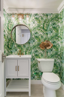 Интерьер туалета зеленый | Смотреть 42 идеи на фото бесплатно