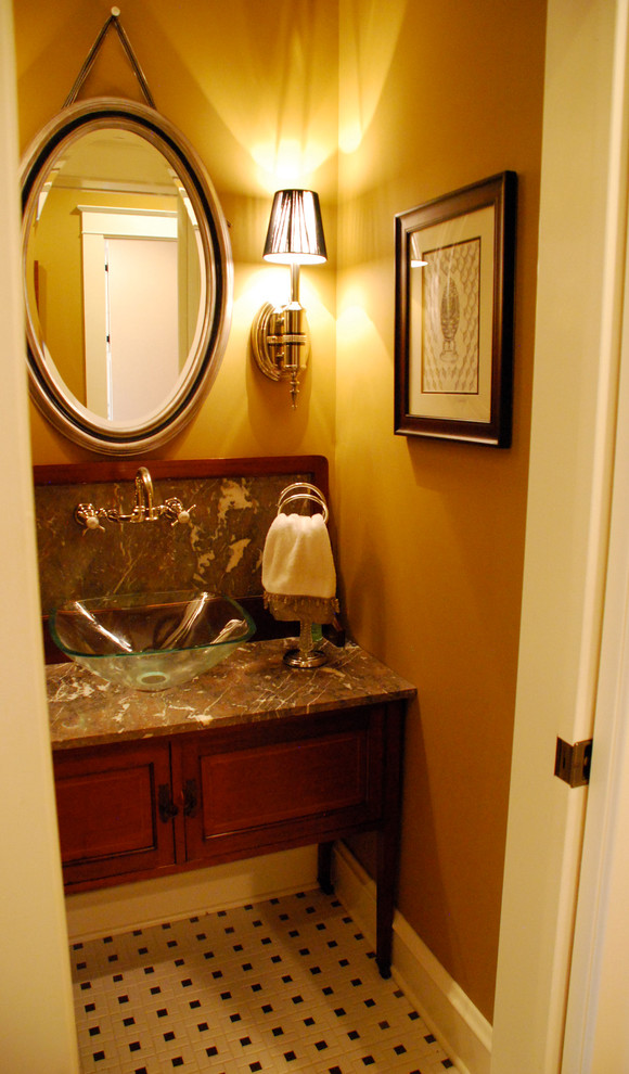 Design ideas for a traditional cloakroom in Other.