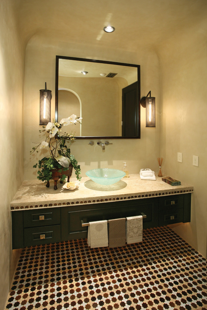 This is an example of a mediterranean cloakroom in Orange County.