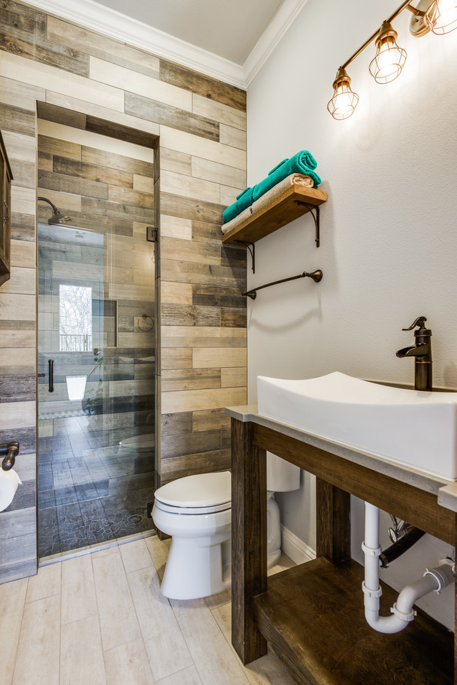 Stunning Ranch Style Custom Home - Traditional - Powder Room - Dallas ...