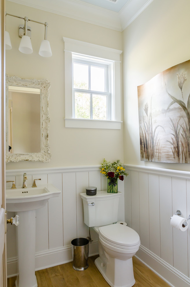 Inspiration for a country powder room remodel in Other